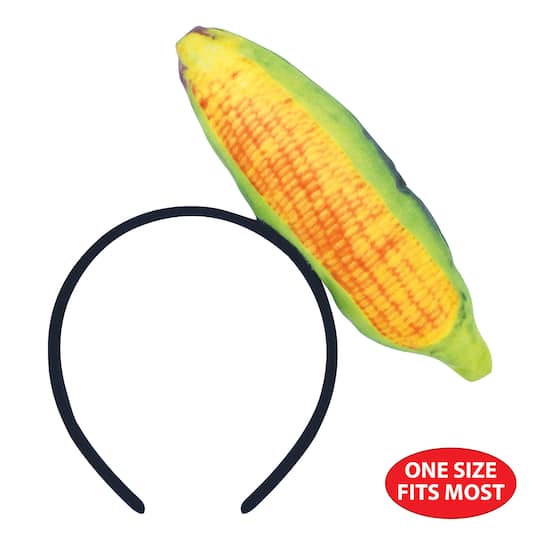 Beistle Yellow Corn Cob Headbands, 2ct.